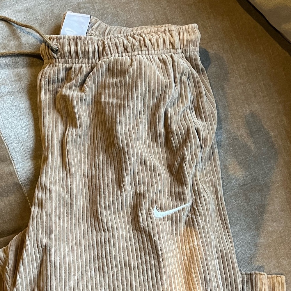Women’s Nike Beige Corduroy Joggers